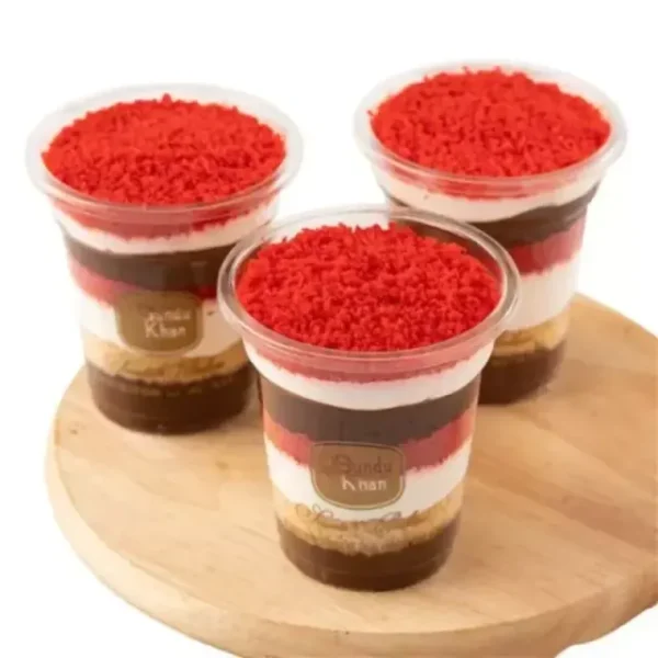 Red Velvet Nutella Sundae